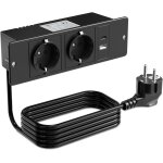 Prise de table 2 prises avec usb c 20w, prises multiprise avec usb c, pd 10w usb a, 10a / 2400w, prise ... Prise de table 2 prises avec usb c 20w, prises multiprise avec usb c, pd 10w usb a, 10a / 2400w, prise ...