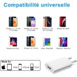Prise usb secteur (2 packs) chargeur pour iphone. samsung xiaomi sony lg smartphones iwatch appareils ... Prise usb secteur (2 packs) chargeur pour iphone. samsung xiaomi sony lg smartphones iwatch appareils ...