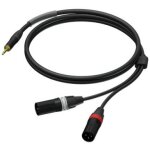 Procab pra712 / 1. 5 prime c�ble adaptateur 1x mini - jack - 2x xlr m�le 1, 5 m�tre