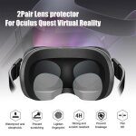 Protecteur d'cran pour oculus quest drift s go, 2 paires de protecteur de lentille en film souple tpu ...