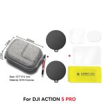 Protecteur d'cran en verre pour dji osmo action 5 pro 4, couvercle d'objectif hd, capuchon de film avant ...