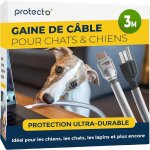 Protective cable for dogs and cats - 3 m, diameter 9 mm - ultra - strong, anti - bite, transparent, odourless, ...