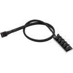 Pwm ventilateur pc cpu refroidissement 4 broches / 3 broches cble d'extension hub rpartiteur adaptateur ...