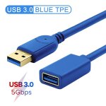 Qgeem - cble d'extension usb 3. 0 mle vers femelle, super rapide, 1m, 2m, 3m, diviseur de donnes, ...