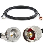 Qn m�le vers n m�le 30cm c�ble coaxial rg58 50 ohm - qn n c�ble d'extension � faible perte - rallonge ...