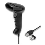 Qoltec 50868 lecteur de code barres lecteur de code barre portable 1d / 2d laser noir Qoltec 50868 lecteur de code barres lecteur de code barre portable 1d / 2d laser noir