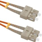 Qoltec - cordon de raccordement - sc / upc multimode (m) pour sc / upc multimode (m) - 3 m - fibre optique ...