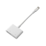Qumox adaptateur lightning vers hdmi av numrique tv pour apple ipad iphone