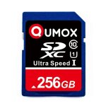 Qumox carte mmoire sd sdxc 256go 80mb / s class 10 uhs - i sdxc sd