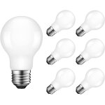 Qxer - ampoules rtro e27 led 6w equivalent 60w 600lm, blanc froid 6500k, a60 ampoule filament e27 pour ...