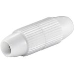 Raccord cble coaxial type viscble coaxial tvrallonge cble antenneconnexion interne par vis75 dbpvcblancconv ...