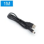 Rallonge d'alimentation cc, port usb vers 5. 5x2. 1mm, 5. 5x2. 5mm, 0. 5 m, 1m, 2m - type or