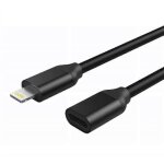 Rallonge de c�ble lightning 1, 8 m newway compatible iphone / ipad, certifi�e apple mfi, connecteur femelle ...