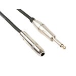 Rallonge casque jack 6, 35 st�r�o femelle - jack 6, 35 mono m�le - 5m