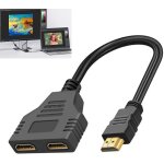Rallonge hdmi cable, switch hdmi, splitter double voies - rpartiteur 1 entre 2 sorties - rpartiteur ...