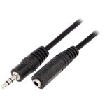Rallonge jack 3. 5mm stereo male / femelle 1. 5m