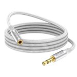 Rallonge jack audio 3. 5 mm 4 pôles pour casque micro, nylon tressé jack mâle vers femelle câble extension ... Rallonge jack audio 3. 5 mm 4 pôles pour casque micro, nylon tressé jack mâle vers femelle câble extension ...