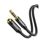 Rallonge jack audio 3. 5 mm trrs 4 pôles nylon tressé jack mâle vers femelle câble extension audio stéréo ... Rallonge jack audio 3. 5 mm trrs 4 pôles nylon tressé jack mâle vers femelle câble extension audio stéréo ...