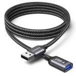 Rallonge usb 2m, cable usb a male femelle, prolongateur extension charge alimentation données, compatible ... Rallonge usb 2m, cable usb a male femelle, prolongateur extension charge alimentation données, compatible ...