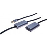Rallonge usb 3. 0 amplifie - 10m m / f (noir)
