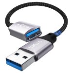 Rallonge usb 3. 0, c�ble 0, 2m d'extension usb 5gbps usb a vers a c�ble d'extension pour cl� usb, lecteur ...