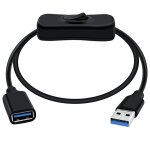 Rallonge usb 30 avec interrupteur c�ble d'extension usb avec interrupteur prise en charge de la transmission ...
