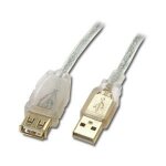 Connectland - rallonge de c�ble usb - usb (f) pour usb (m) - usb 2. 0 - 3 m - argent