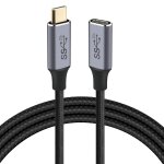 Rallonge usb c 1. 5m 100w pd 5a qc 3. 0, cable rallonge usb c m�le a femelle usb c 3. 2 gen 2 20gbps ...