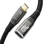 Rallonge usb c thunderbolt 4 1m, 240w rallonge thunderbolt 4[40gbps & pd3. 1 48v / 5a] cable usb c charge ...