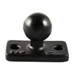Ram mounts ram b size 1 ball and rectangular plate with 1. 5 2 - hole pattern (ram - b - 202u - 12)