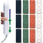 Rangement en quelques secondes : lot de 12 supports de socle auto - adhsifs pour multiprise, routeur, ...