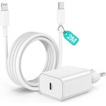 Rapide chargeur iphone 14, 2m [apple mfi certified] long c�ble usb c vers lightning cable et type c adaptateur ...