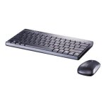 Rapoo 8000 - ensemble clavier et souris - sans fil - 2. 4 ghz - fran�ais - noir