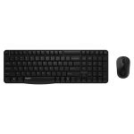 Rapoo x1800s pack clavier souris bureau rf sans fil qwertz allemand noir