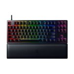 Razer huntsman v2 tenkeyless - clavier - rtro - clair - usb - c - franais - commutateur : razer clicky ...