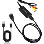 Rca to hdmi converter, rca to hdmi converter, 1080p composite cvbs av to hdmi hdmi adapter for ps2 / ...