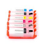 Recharge pour cartouche encre 6 couleurs pgi - 570 cli - 571, pour canon mg7750 mg7751 mg7752 mg7753 ...