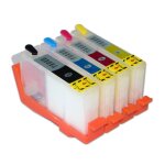 Recharge pour cartouche encre hp670, 4 couleurs, pour hp deskjet, avantage 3525, 5525, 4615, 4625, avec ...