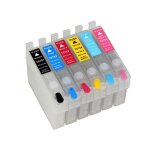 Recharge de cartouche encre pour imprimante epson stylus photo, t0771 - t0776, r260, r380, r280, rx580, ...