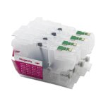 Recharge de cartouche encre avec puce pour brother j972n j973n j572n j893n, lc3111xl, lc3111