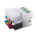 Recharge de cartouche encre avec puce pour imprimante brother mfc, lc3317 3317xl 3317, j5730 j6530 j6930 ...