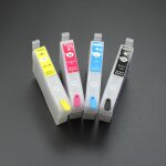 Recharge pour cartouche encre t288 288xl t2881 - t2884, sans puce, pour epson xp - 434, xp - 430, xp ...