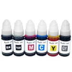 Recharge encre pigment�e 6 couleurs, pour imprimante canon pgi - 370 cli - 371, pour pixma mg7730 mg6930 ...