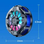 Refroidisseur magntique pour tlphone, ventilateur pour tablette ddie avec support de tablette pour ...