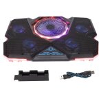 Refroidisseur d'ordinateur portable silencieux, support de tlphone rglable en hauteur, ventilateur ...