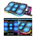 Refroidisseur pc portable spirit of gamer airblade 6 ventilateurs pour pc portable notebook 17  ports ...