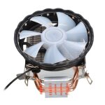 Refroidisseur de processeur 3 broches, ventilateur de dissipateur thermique led rgb 4 caloducs, pour ...