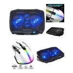 Refroidisseur spirit of gamer airblade 600 pour pc portable notebook 17 ports 2 usb led bleue airblade ...