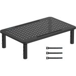 Rehausseur ecran pc bureau hauteur r�glable r�hausseur d�ecran en m�tal de qualit� sup�rieure pour ordinateur ...