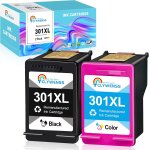 Remanufactured 301xl cartouches d'encre compatibles hp 301 xl pour imprimante hp envy 4500 4504 5530 ...